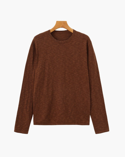 Linen Cotton Essential Crewneck