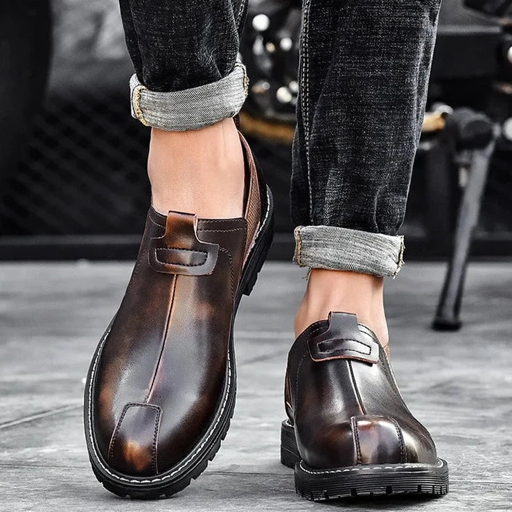 Genuine Leather Moccasin Shoes