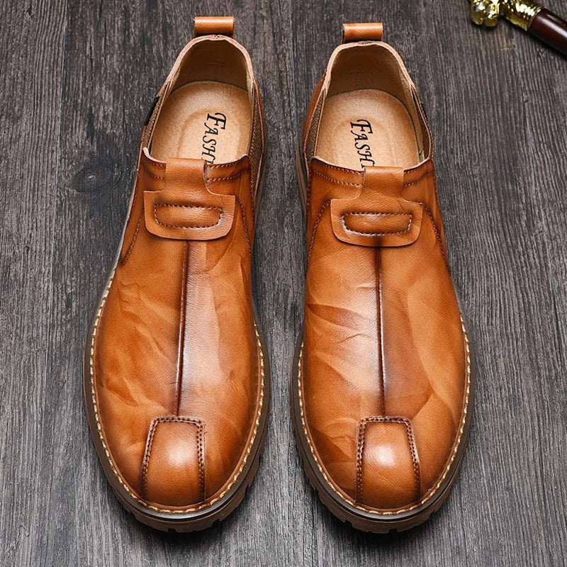 Genuine Leather Moccasin Shoes