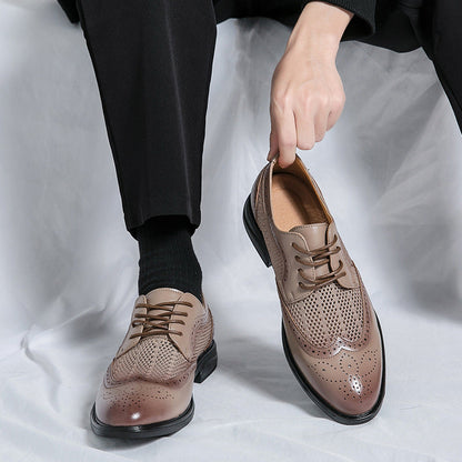 Evano Genuine Leather Oxford Shoes