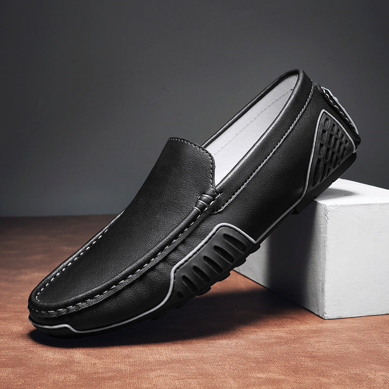 Authentic Salvatore Leather Loafers