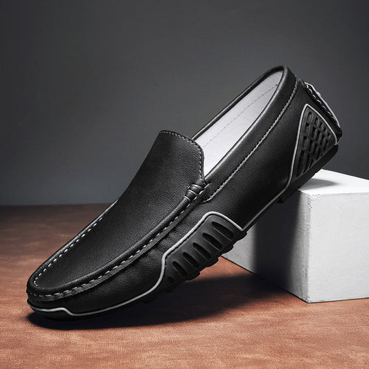 Authentic Salvatore Leather Loafers