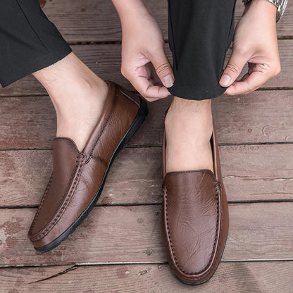 Genuine Leather Loafers for Men