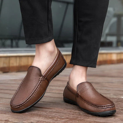 Genuine Leather Loafers for Men