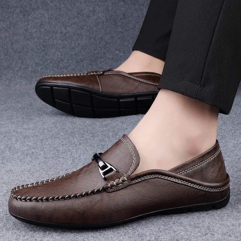 Miler Authentic Leather Loafers