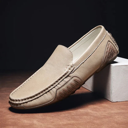 Authentic Leather Loafers by JACKSON