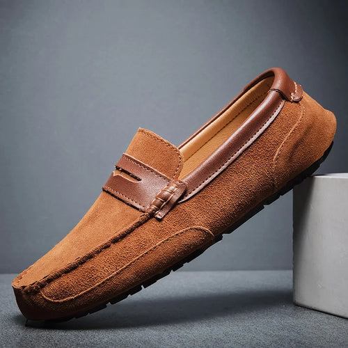Suede Leather Loafers by Verdi
