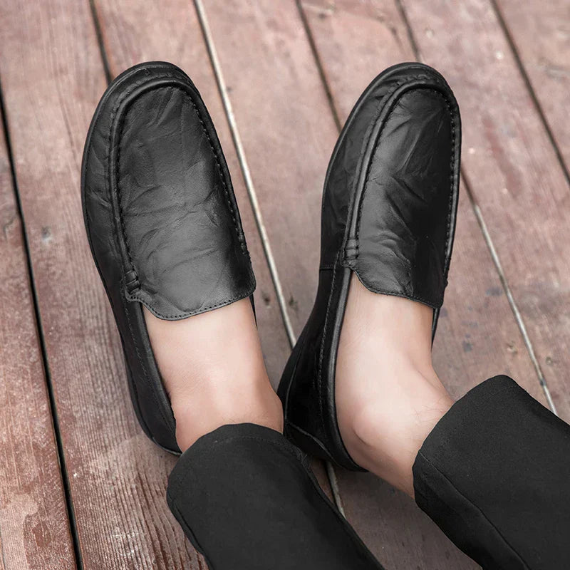 Genuine Leather Loafers for Men