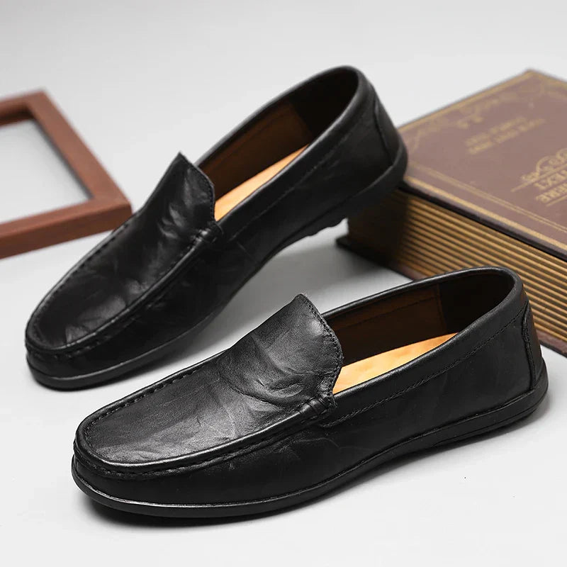 Genuine Leather Loafers for Men