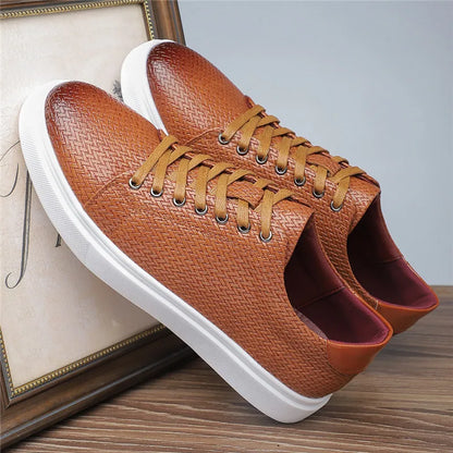 Beaumont Leather Weave Sneakers