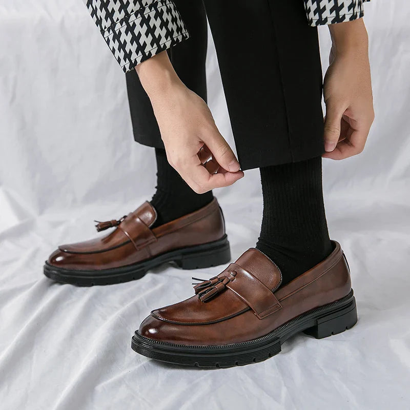 Cruz Authentic Leather Loafers