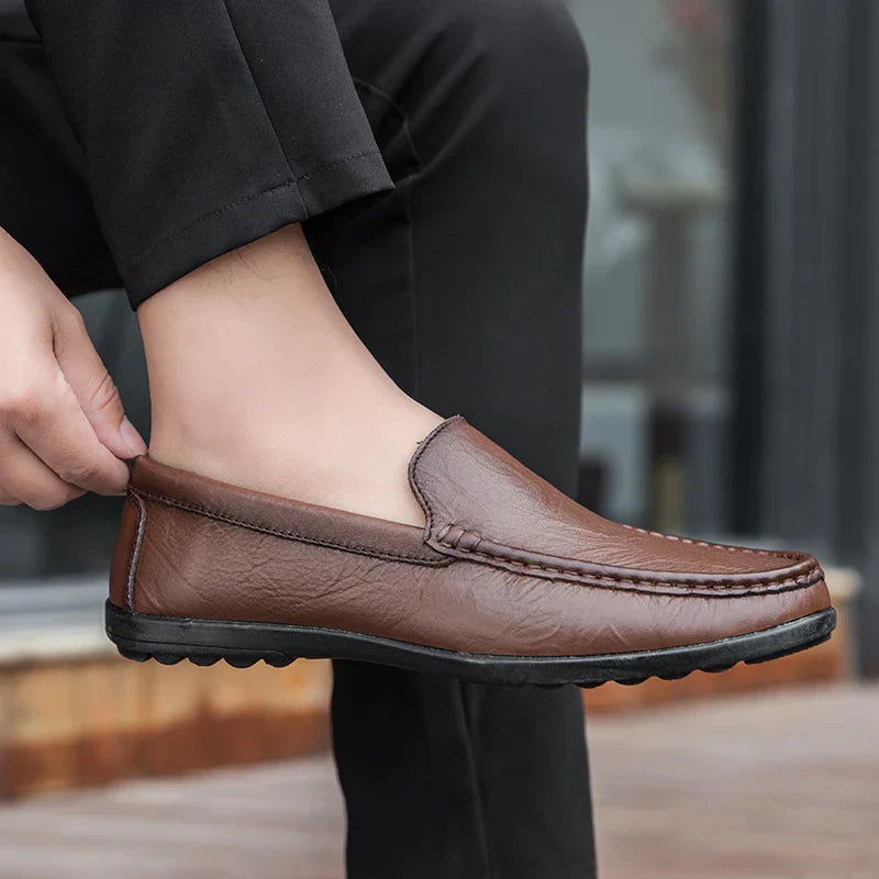 Genuine Leather Loafers for Men