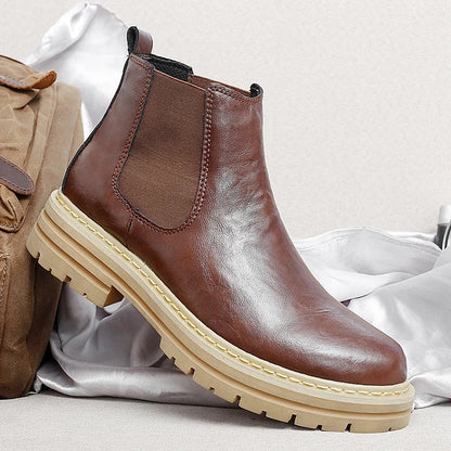 Authentic Leather Chelsea Boots