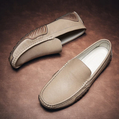 Authentic Leather Loafers by JACKSON
