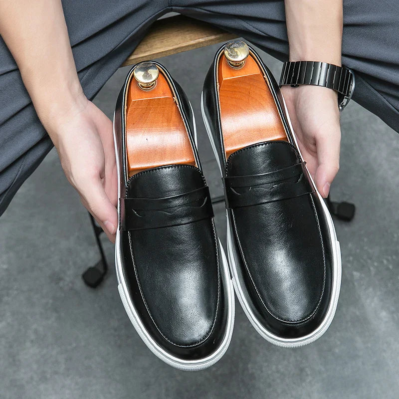 Reyes Authentic Leather Loafers