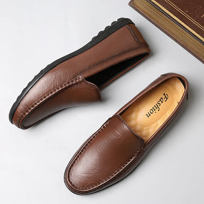 Genuine Leather Loafers for Men