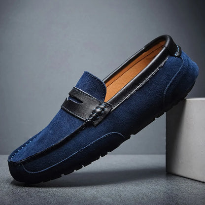 Suede Leather Loafers by Verdi