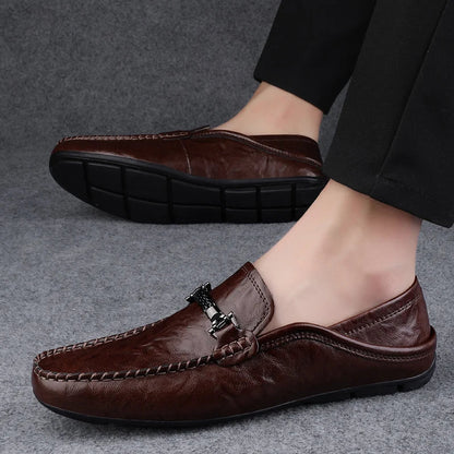 Kizar Genuine Leather Loafers