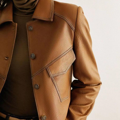 Peau d’argile Leather Jacket