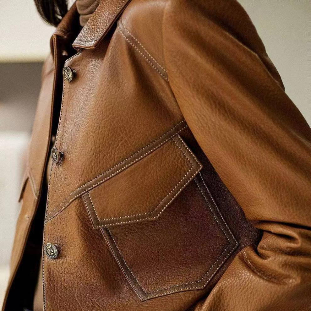Peau d’argile Leather Jacket